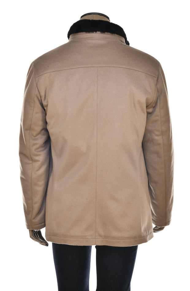 Kired Salta Cashmere/ Beaver Fur Overcoat