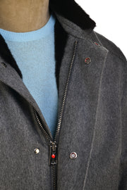 Kired Salta Cashmere/ Beaver Fur Overcoat