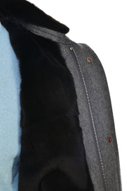 Kired Salta Cashmere/ Beaver Fur Overcoat