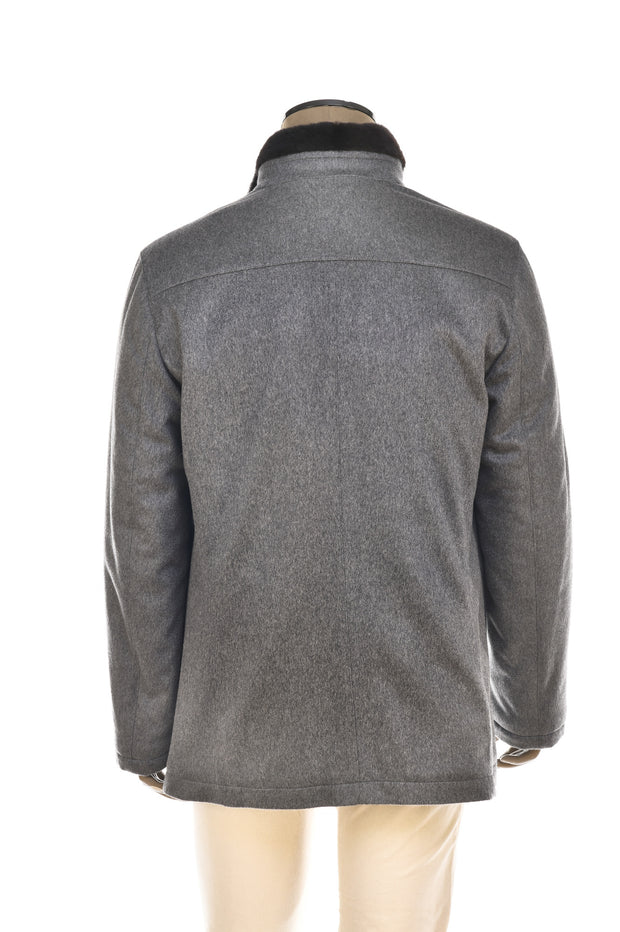 Kired Salta Cashmere/ Beaver Fur Overcoat