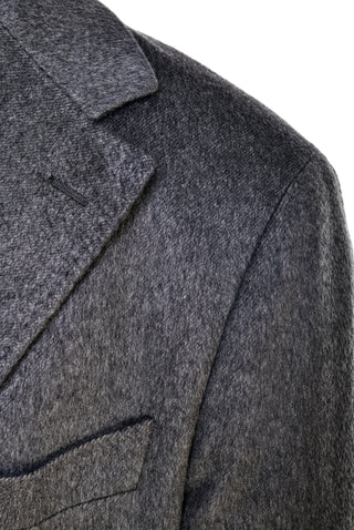 Fiore di Napoli Colombo Marled Cashmere Overcoat