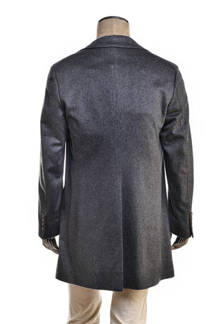 Fiore di Napoli Colombo Marled Cashmere Overcoat