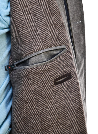 Kired Kata Pinstriped Virgin Wool Overcoat