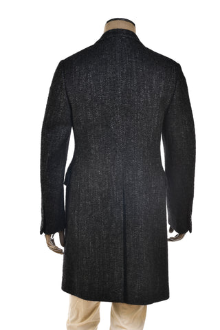 Caruso Marled Double-Breasted Overcoat
