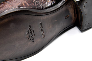 Castangia Crocodile Skin Dress Shoes