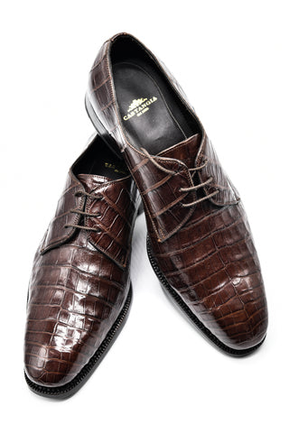 Castangia Crocodile Skin Dress Shoes