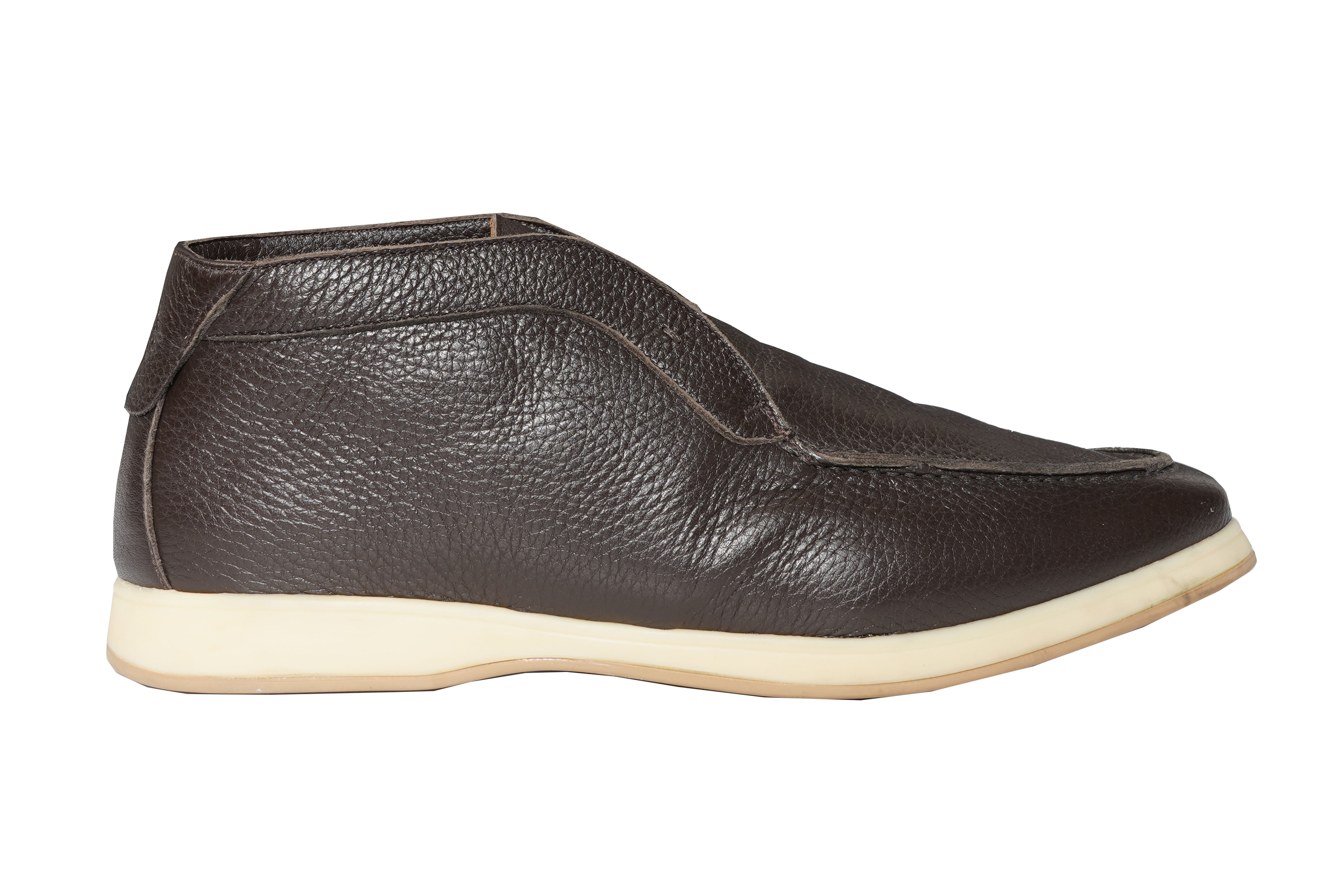Andrea Ventura Leather High Penny Loafers – Riflessi