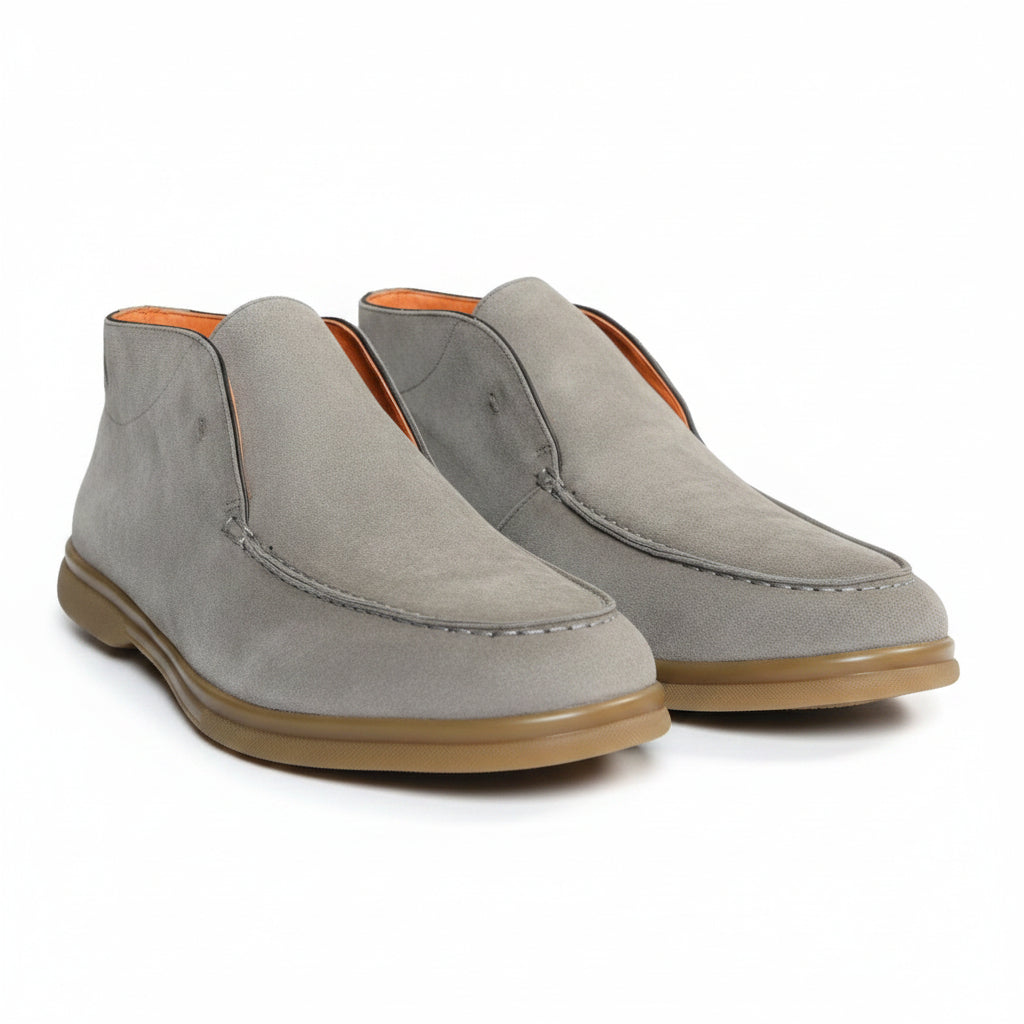 Andrea Ventura Suede High Loafers w/ Rubber Soles – Riflessi display picture 1