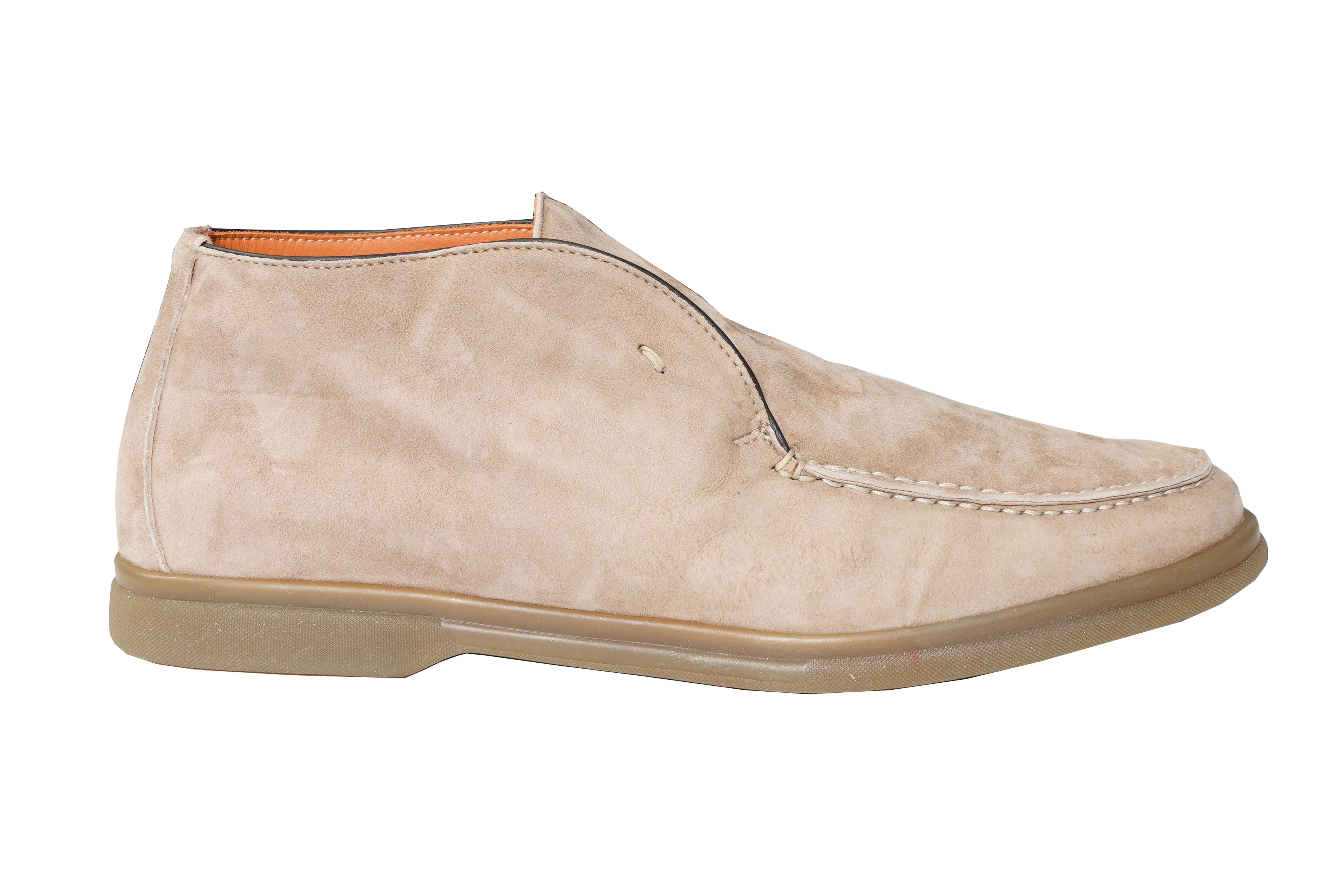 Andrea Ventura Suede High Loafers w/ Rubber Soles – Riflessi