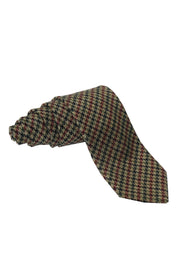 Castangia Houndstooth Wool Tie