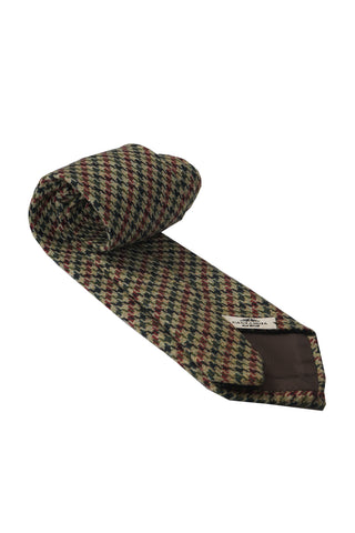 Castangia Houndstooth Wool Tie