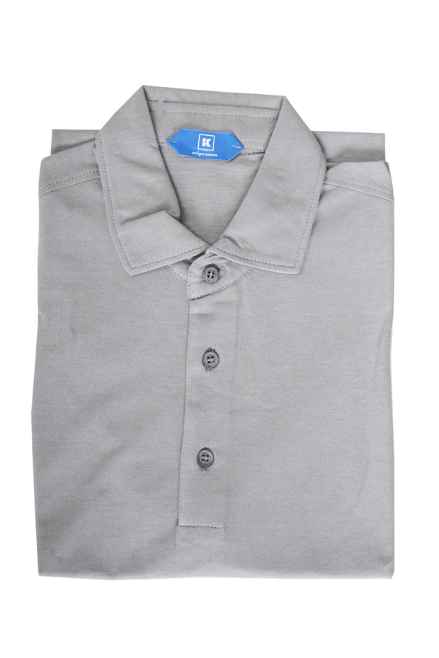 Kired POSI Short Sleeve Quarter Button Polo Shirt