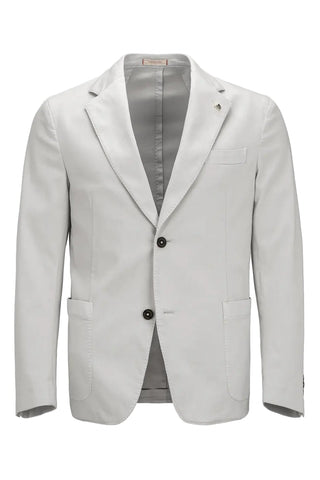 Light gray tramarossa blazer on a white background