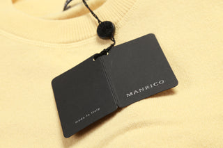 Manrico Beige Solid Cashmere Sweater