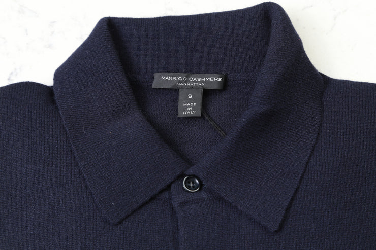 Manrico Long Sleeve Cashmere Polo