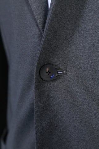 Kiton Dark-Grey Solid Nylon Sport Jacket