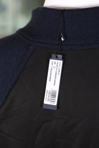 Manrico Black/ Blue Cashmere Jacket