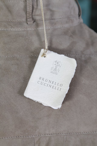 Brunello Cucinelli Grey Suede Vest