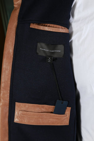 Manrico Dark-Blue Cashmere Vest
