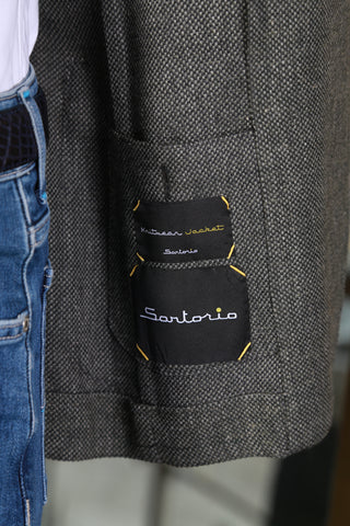 Sartorio by Kiton Grey Solid Jacket