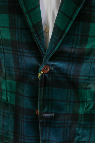 Sartorio Green Plaid Sport Jacket