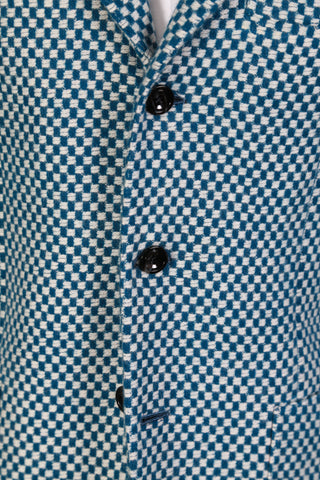 KIton Blue Checkered Jacket