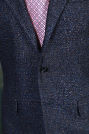 Sartorio Dark Blue-Grey Suit Jacket