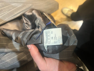 Isaia Pinstripe Wool-Cashmere-Silk Suit