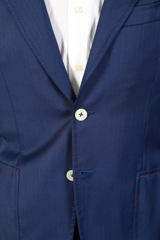 Isaia Cobalt Blue Wool Suit