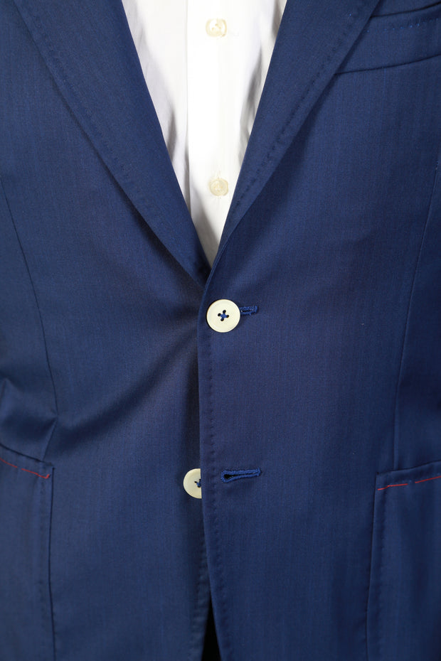 Isaia Blue Wool Suit