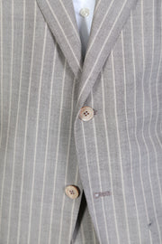 ISAIA Striped Grey Suit