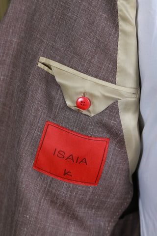 Isaia Mauve Solid Suit