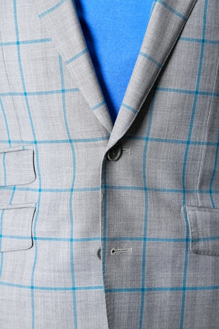 Carlo Barbera Light-Grey Checked Super 170's Suit