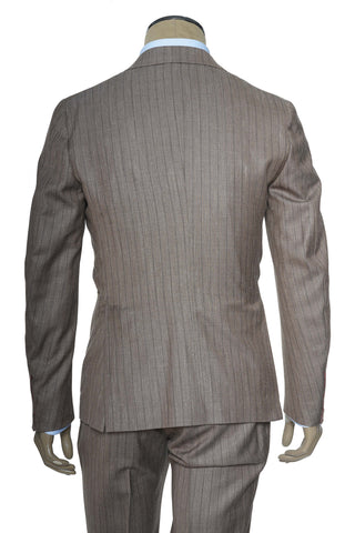 Isaia Pinstripe Wool-Silk-Linen Suit