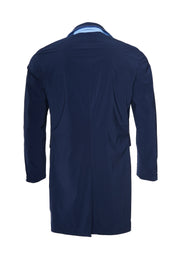 Kired Kim Solid Nylon Reversible Button Up Overcoat