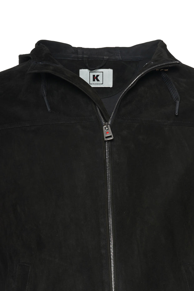 Kired Olek 1 Lambskin Hooded Zip-Up Light-Jacket