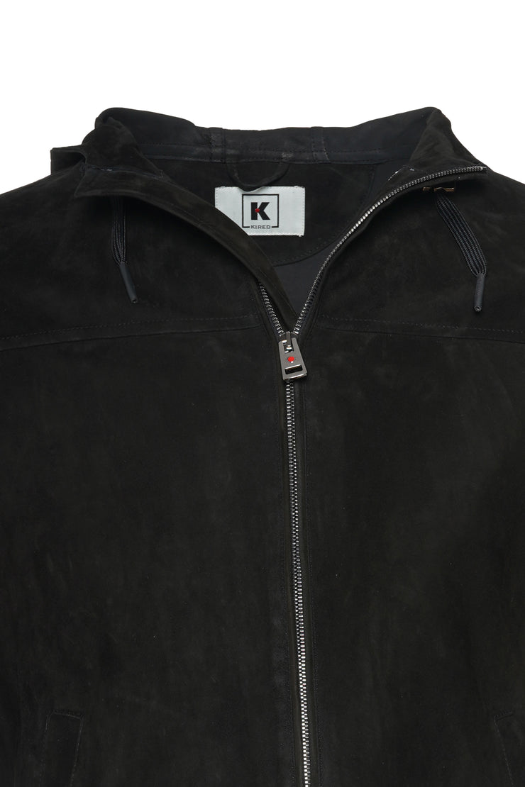 Kired Olek 1 Lambskin Hooded Zip-Up Light-Jacket