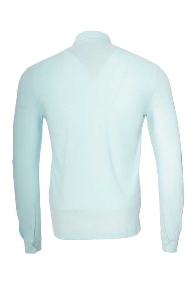 Kired CAPRI Long Sleeve Full Button Polo Shirt
