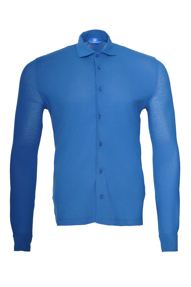 Kired CAPRI Long Sleeve Full Button Polo Shirt