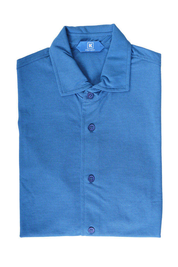 Kired CAPRI Long Sleeve Full Button Polo Shirt