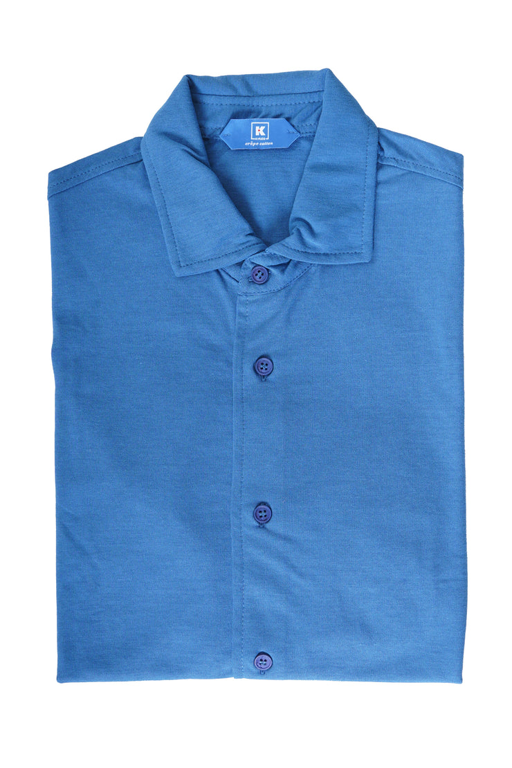 Kired CAPRI Long Sleeve Full Button Polo Shirt