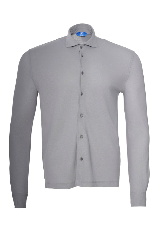 Kired CAPRI Long Sleeve Full Button Polo Shirt