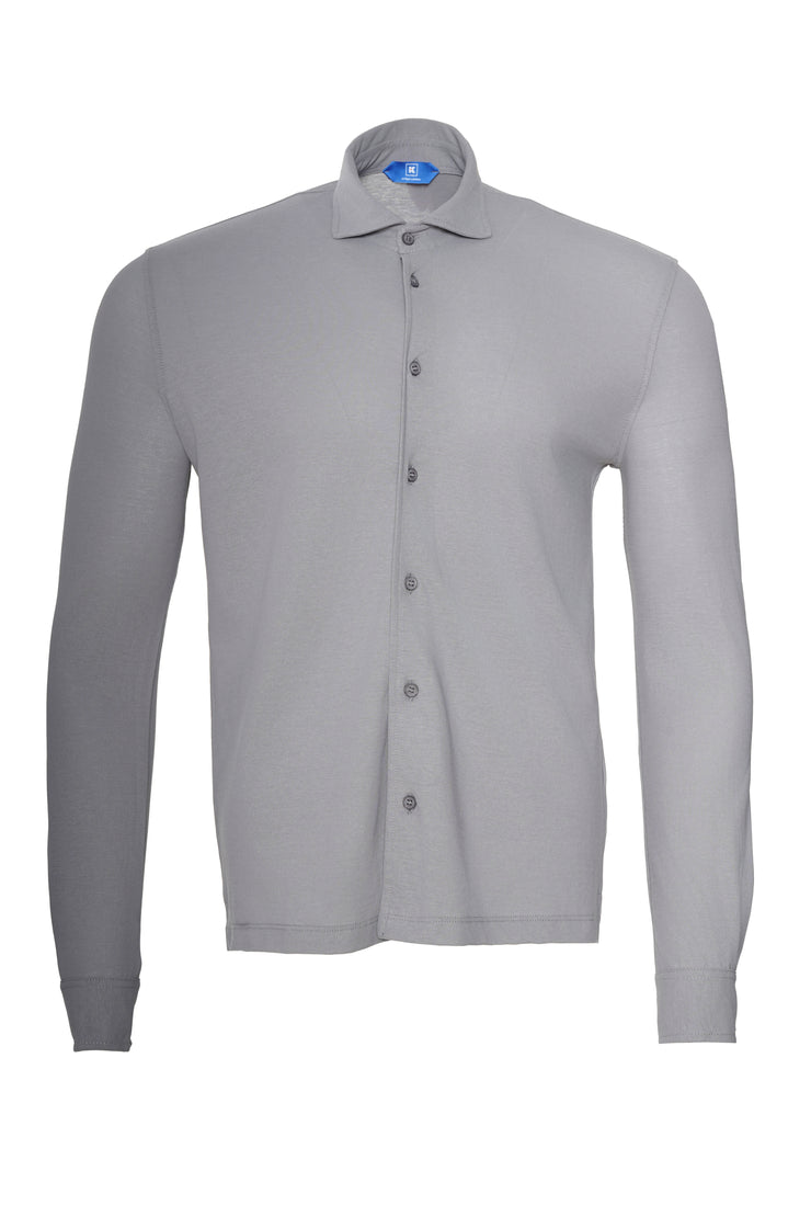 Kired CAPRI Long Sleeve Full Button Polo Shirt
