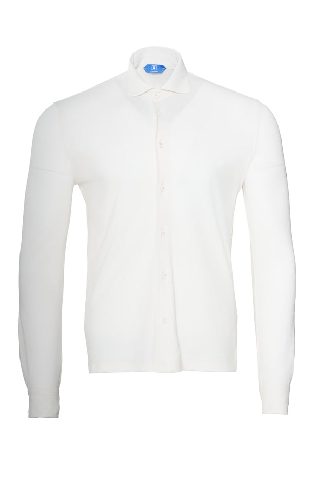 Kired CAPRI Long Sleeve Full Button Polo Shirt
