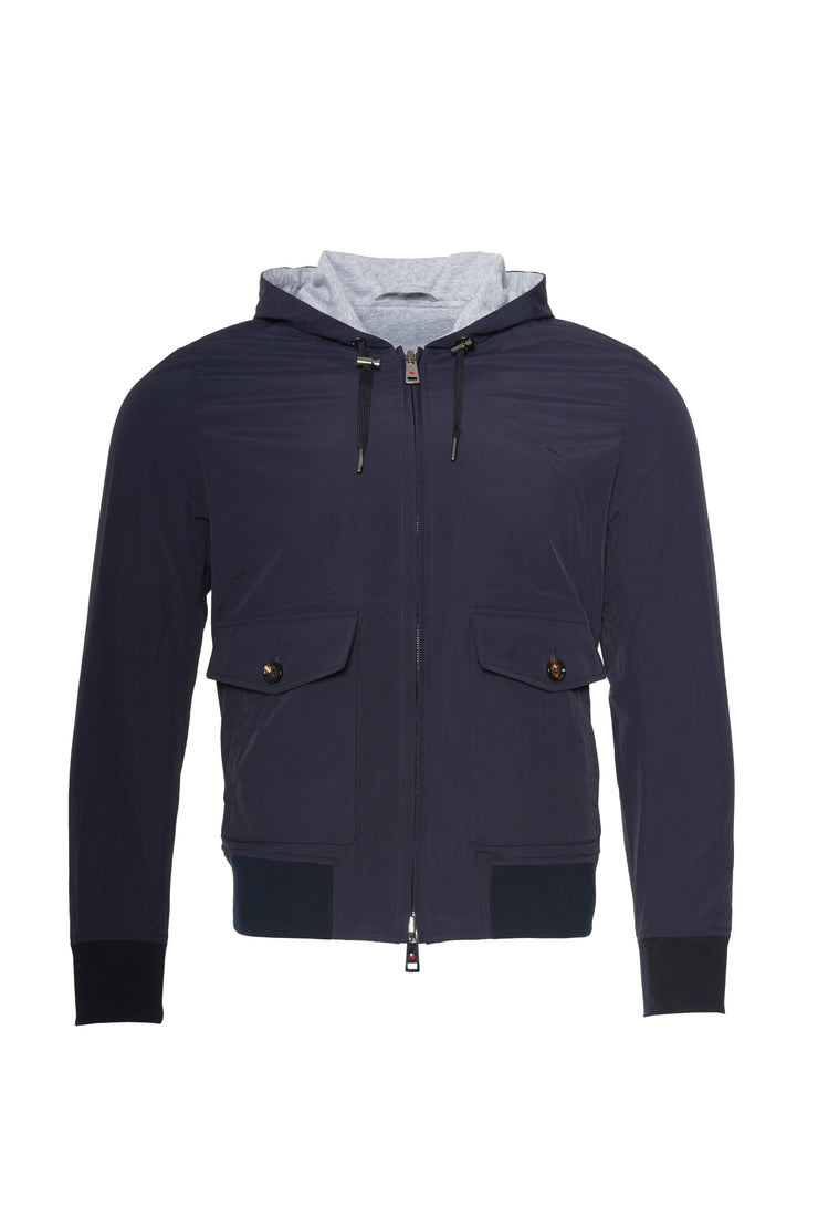 Kired Jeff Cotton Reversible Hooded Light-Jacket