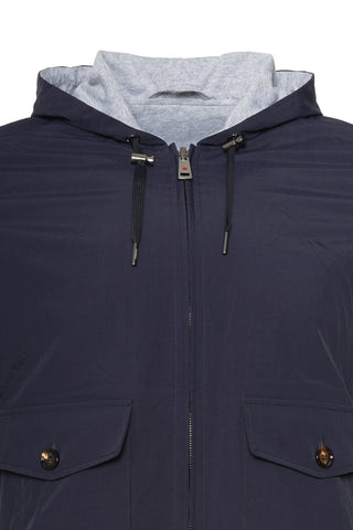 Kired Jeff Cotton Reversible Hooded Light-Jacket