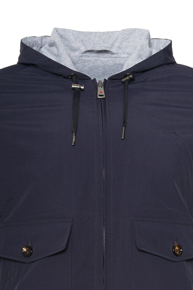Kired Jeff Cotton Reversible Hooded Light-Jacket