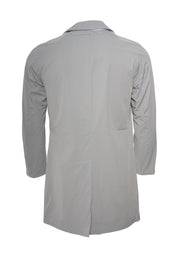 Kired Kim Solid Nylon Reversible Button Up Overcoat