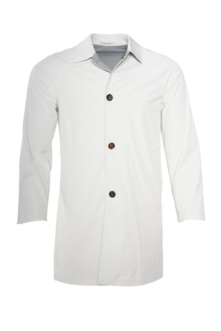 Kired Kim Solid Nylon Reversible Button Up Overcoat