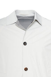Kired Kim Solid Nylon Reversible Button Up Overcoat